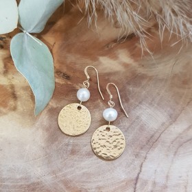Boucles d'oreilles perle...