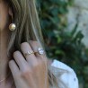 Boucles d'oreilles soleil argent personnalisables