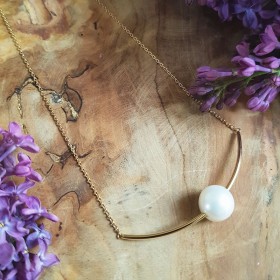 Collier tube courbe plaqué...