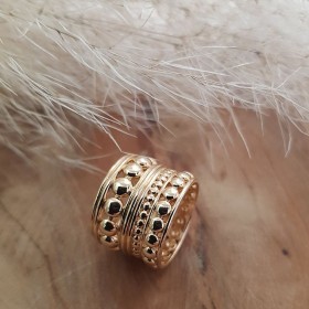 Bague large graphique