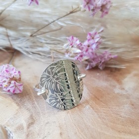 Bague médaille tropicale