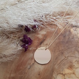 Médaille 27 mm plaqué or...