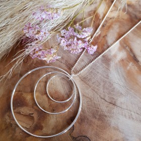 Sautoir triples anneaux