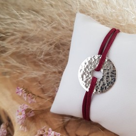 Bracelet homme cordon cible...