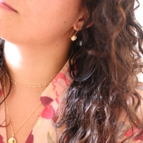 Boucles d'oreilles boule 12...